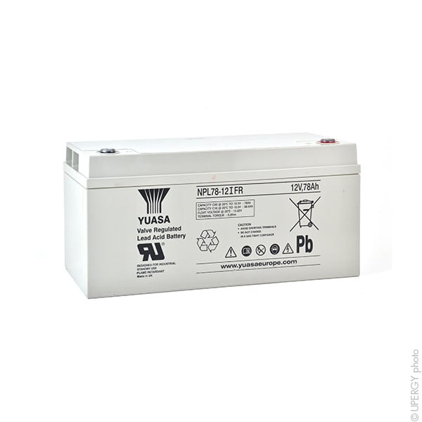Enix - Batterie(s) Batterie plomb AGM YUASA NPL78-12 IFR 12V 78Ah M8-F