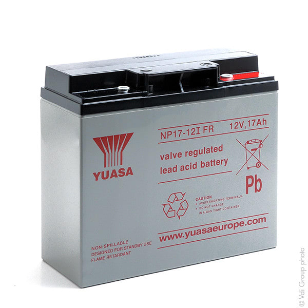 Enix - Batterie(s) Batterie plomb AGM YUASA NP17-12I FR 12V 17Ah M5-F