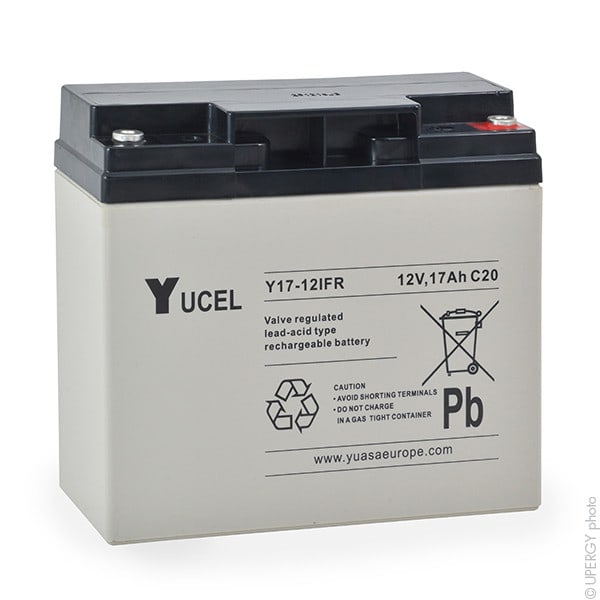 Enix - Unite(s) Batterie plomb AGM YUCEL Y17-12IFR 12V 17Ah M5-F