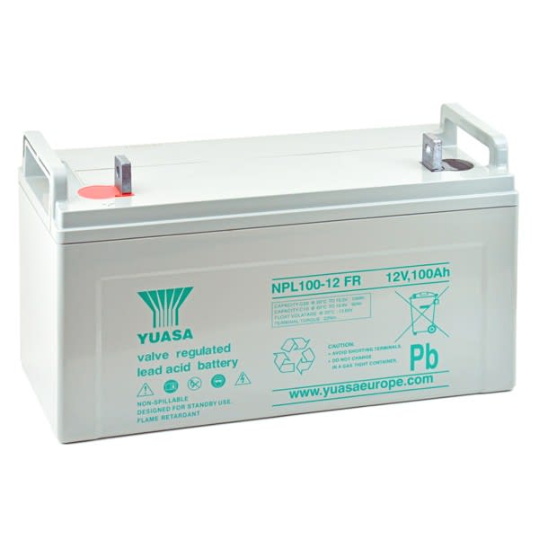 Enix - Batterie(s) Batterie plomb AGM YUASA NPL100-12FR 12V 100Ah M10-M