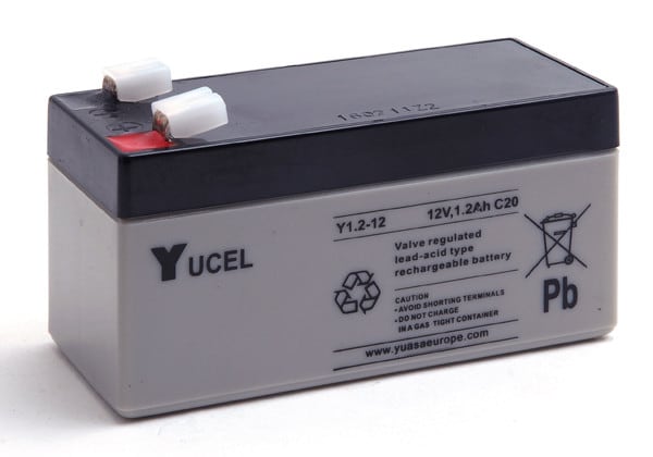 Enix - Unite(s) Batterie plomb AGM YUCEL Y1.2-12 12V 1.2Ah F4.8