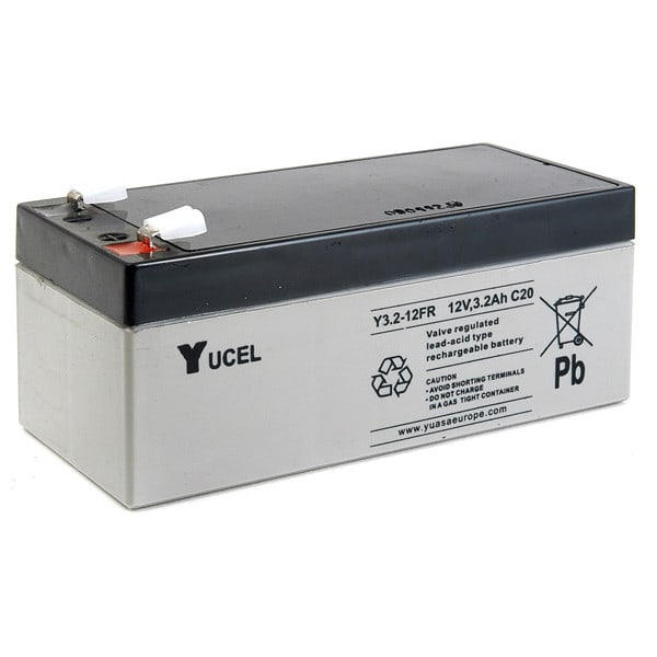 Enix - Unite(s) Batterie plomb AGM YUCEL Y3.2-12FR 12V 3.2Ah F4.8