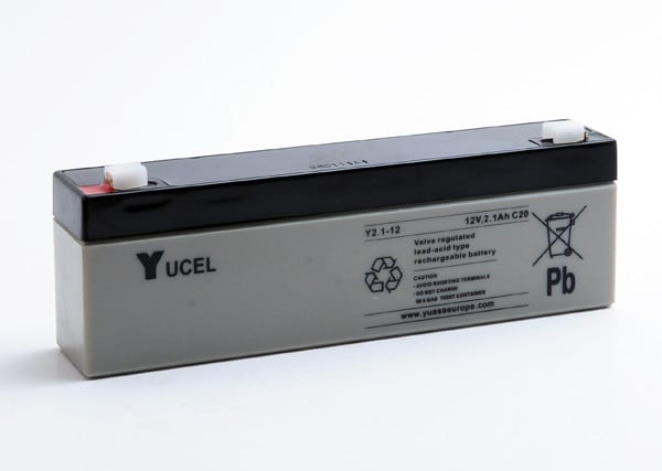 Enix - Batterie(s) Batterie plomb AGM YUCEL Y2.1-12 12V 2.1Ah F4.8