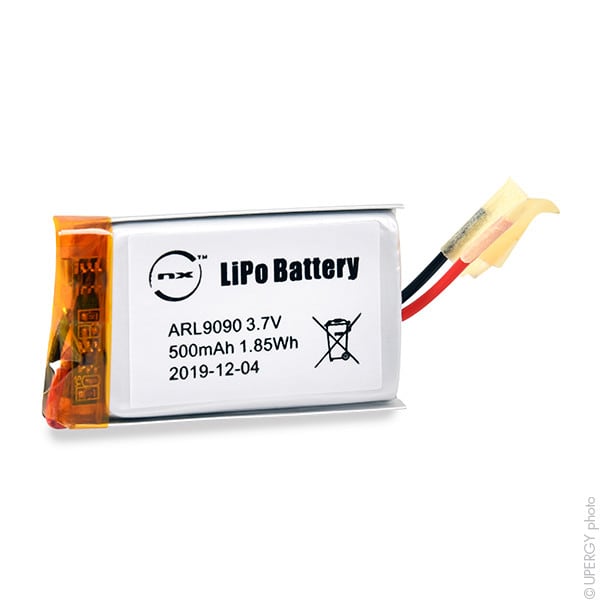Batterie(s) Batterie Li-Po 1S1P LP502540 + PCM+ fils 3.7V 500mAh Enix