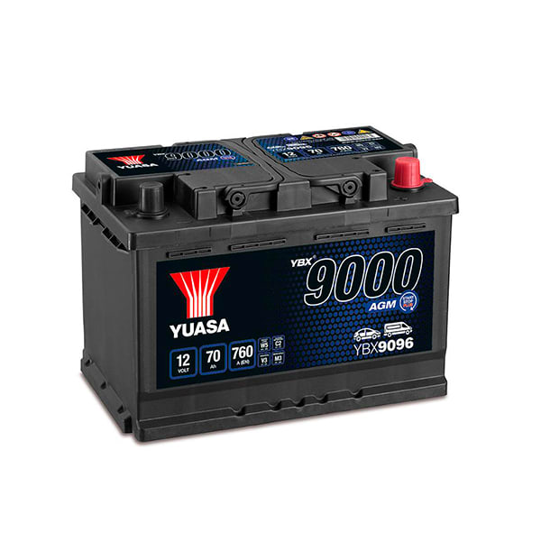 Enix - Batterie(s) Batterie voiture Start-Stop AGM YBX9096 12V 70Ah 760A