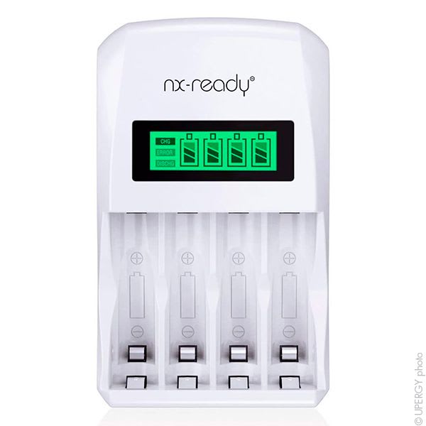 Enix - Unite(s) Chargeur piles rapide NX READY pour 4AA ou 4AAA NiMH-NiCd