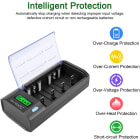 Enix - Unité(s) Chargeur universel piles NX READY pour 4AA/AAA/C ou D et 2x9V NiMH/NiCd