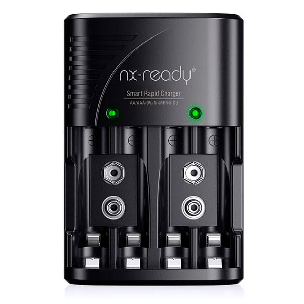 Enix - Unite(s) Chargeur piles standard NX pour 4xAA ou 4xAAA ou 2x9V
