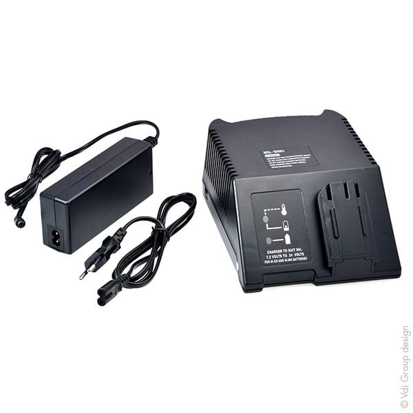 Enix - Unite(s) Chargeur outillage pour Milwaukee - AEG 7.2V-24V NICD-NIMH