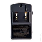 Enix - Blister(s) x 1 Chargeur pour 2 batteries CR123A (prise EU+UK)
