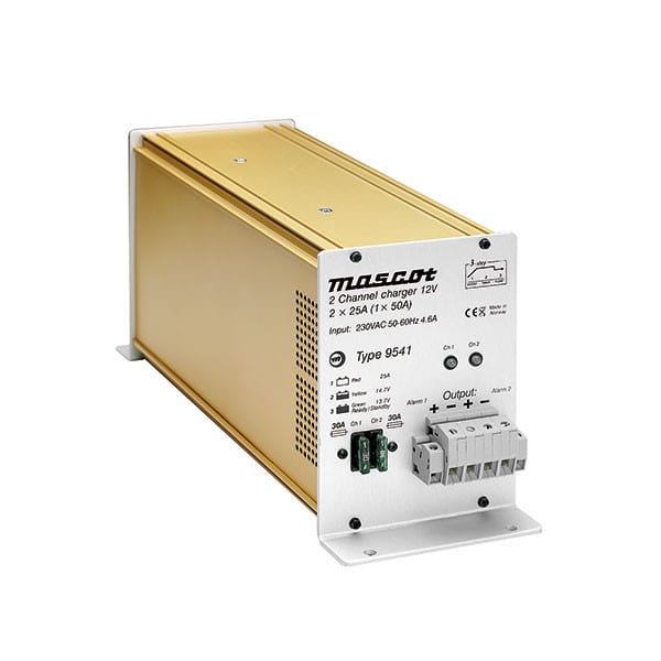 Enix - Unite(s) Chargeur plomb 12V-40A 230V Mascot 9541 (Intelligent) 2 sorties