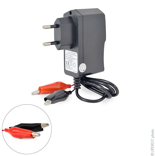 Enix - Unite(s) Chargeur plomb NX 12V-0.2A 110-230V - pinces crocodiles (Intelligent)