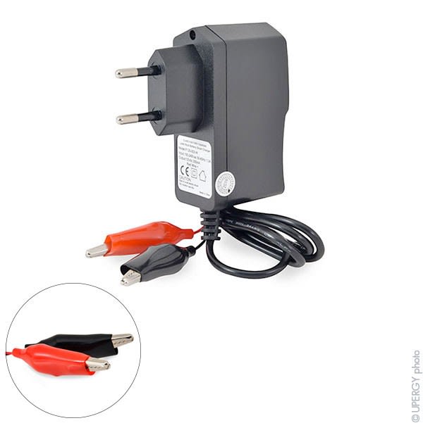 Enix - Unité(s) Chargeur plomb NX 12V/0.2A 110-230V - pinces crocodiles (Intelligent)