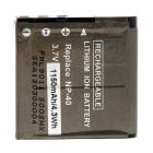 Enix - Batterie(s) Batterie appareil photo - camera 3.7V 1230mAh