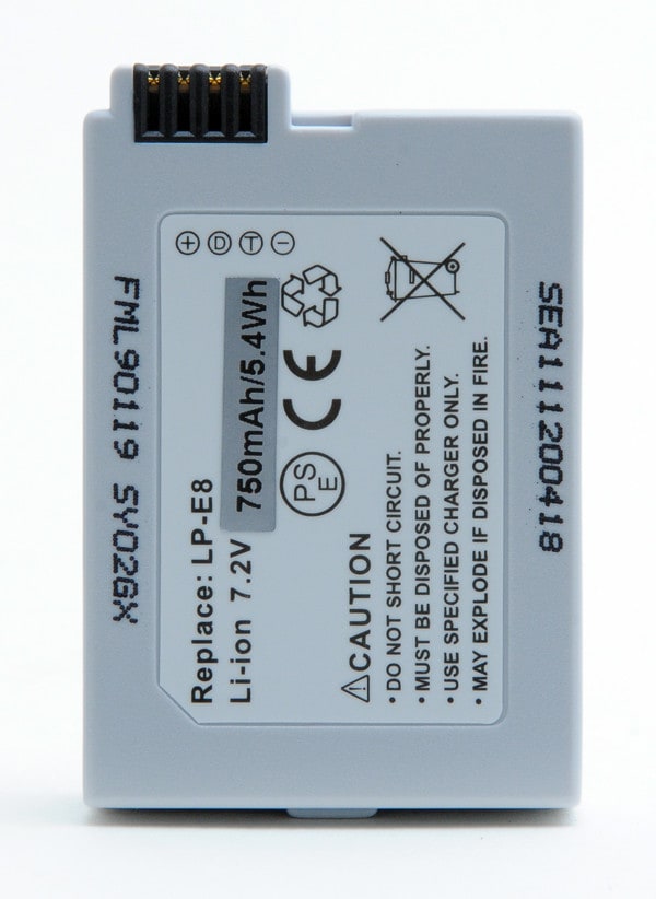 Enix - Blister(s) x 1 Batterie appareil photo - camera 7.2V 1020mAh