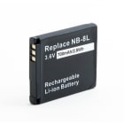 Enix - Blister(s) x 1 Batterie appareil photo - camera 3.7V 700mAh