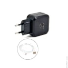 Enix - Unite(s) Chargeur secteur prise EU + Cable Lightning pour iPhone