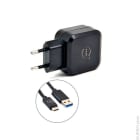 Enix - Unite(s) Chargeur secteur prise EU + Cable USB 3.0 a type C