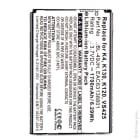 Enix - Blister(s) x 1 Batterie telephone portable 3.7V 1700mAh