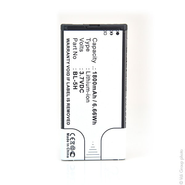 Enix - Unite(s) Batterie telephone portable 3.7V 1800mAh