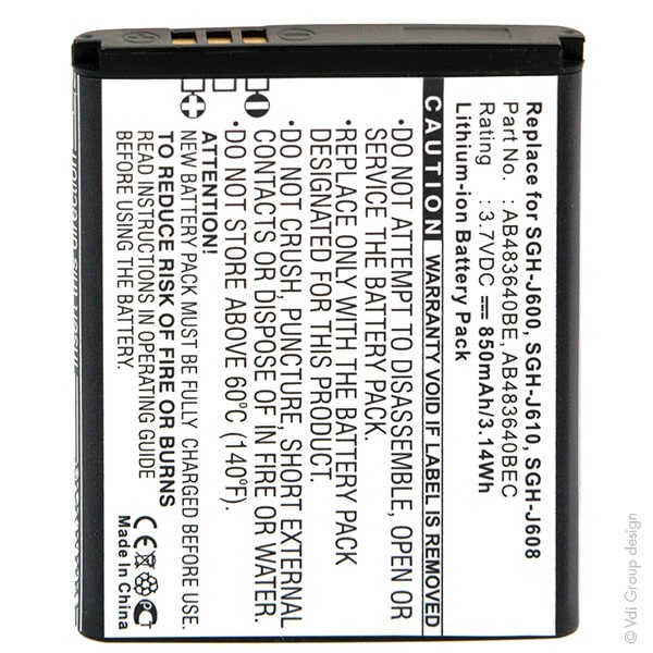 Enix - Blister(s) x 1 Batterie telephone portable 3.7V 700mAh