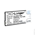 Enix - Blister(s) x 1 Batterie telephone portable 3.85V 3300mAh