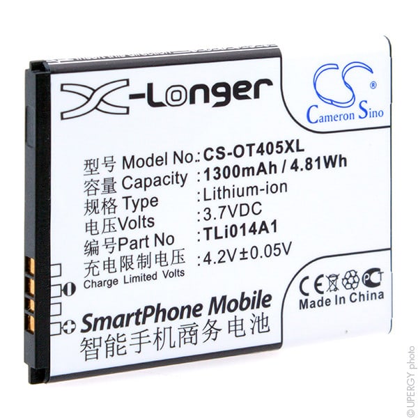 Enix - Unite(s) Batterie telephone portable 3.7V 1300mAh