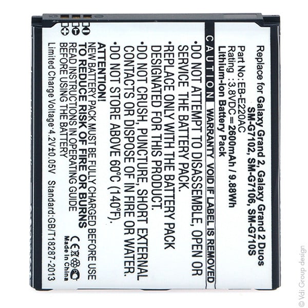 Enix - Unite(s) Batterie telephone portable 3.8V 2600mAh