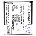 Enix - Blister(s) x 1 Batterie téléphone portable pour Samsung 3.8V 2000mAh