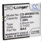 Enix - Blister(s) x 1 Batterie téléphone portable pour Explay 3.7V 2000mAh