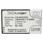 Enix - Blister(s) x 1 Batterie téléphone portable pour Nokia 3.7V 1200mAh