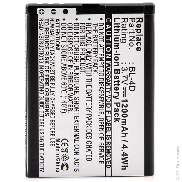 Enix - Blister(s) x 1 Batterie telephone portable 3.7V 1200mAh