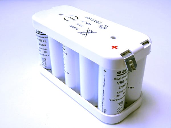Enix - Pack(s) Batterie eclairage secours 10x F VRE 5S2P ST2 6V 16Ah Cosse