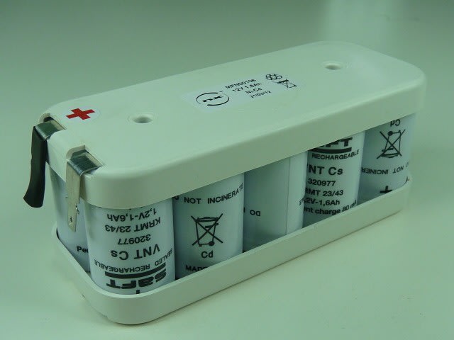 Enix - Pack(s) Batterie Nicd 10x VNT CS 10S1P ST2 12V 1.6Ah Fast