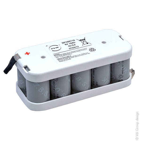 Enix - Pack(s) Batterie eclairage de secours Nicd 10x D 5S2P ST2 6V 10Ah Cosse
