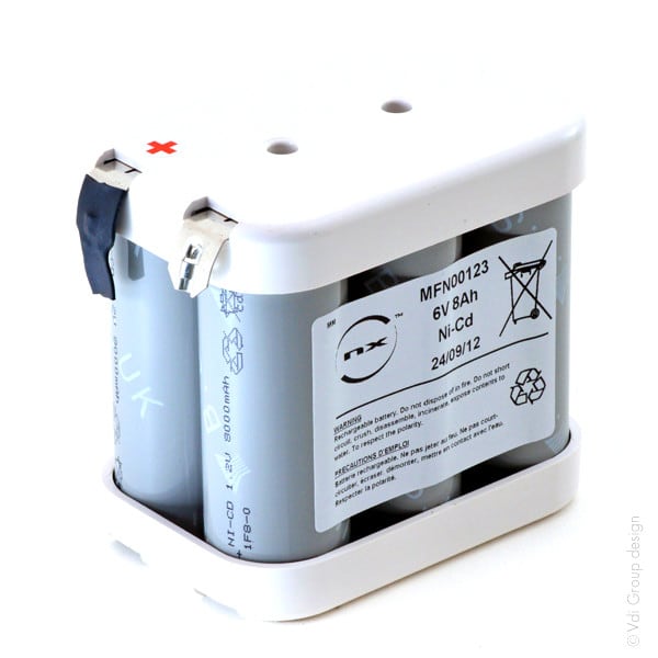 Enix - Batterie(s) Batterie eclairage secours 5x F YU 5S1P ST2 6V 7Ah