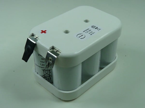 Enix - Batterie(s) Batterie Nicd 6VTD 3x2 ST2-FL 7.2V 4Ah COSSE