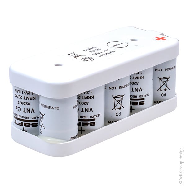 Enix - Batterie(s) Batterie eclairage secours 10x SC VNT 10S1P ST2 12V 1.6Ah T2