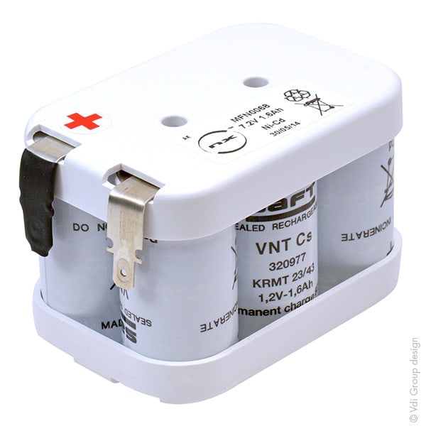 Enix - Pack(s) Batterie Nicd 6x SC VNT 6S1P ST2 7.2V 1.6Ah FAST