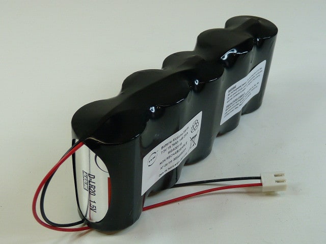 Enix - Unite(s) Batterie alcaline 5x LR20 5S1P ST1 F180 7.5V 19.76Ah JST