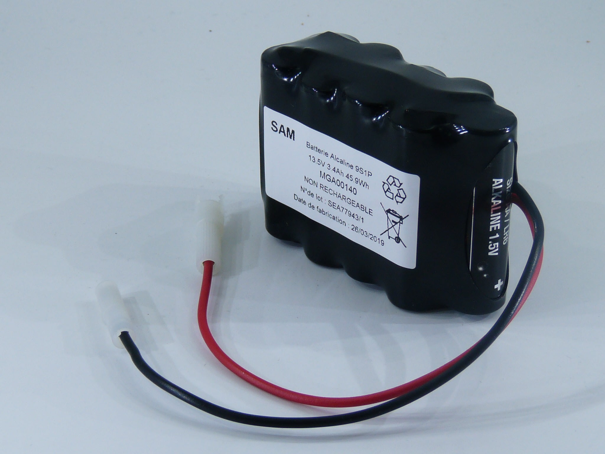 Enix - Unité(s) Batterie alcaline 9x AA 9S1P ST3 13.5V 3.4Ah AMP