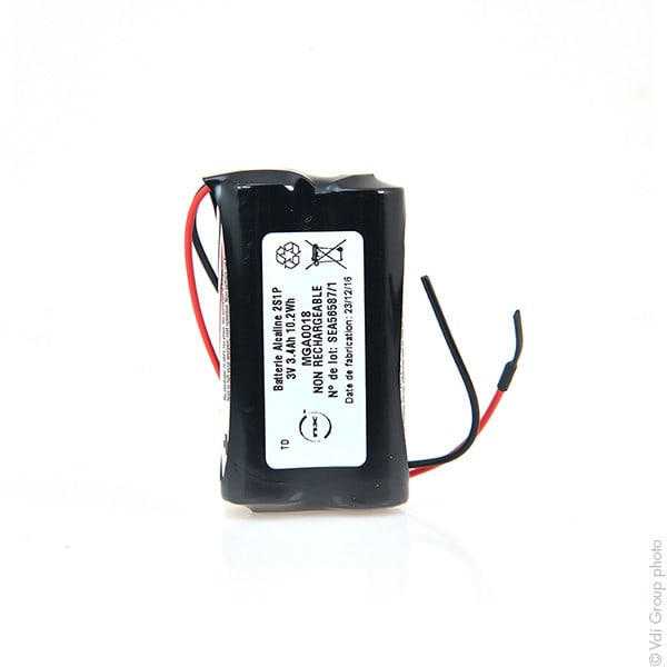 Enix - Pack(s) Batterie alcaline 2x AA NX 2S1P ST1 3V 3.4Ah Fils