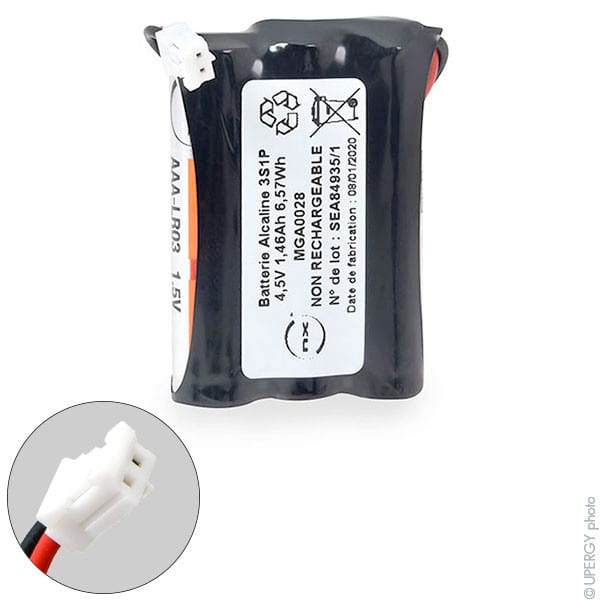 Enix - Pack(s) Batterie alcaline 3x AAA 3S1P 4.5V 1.46Ah PHR-2