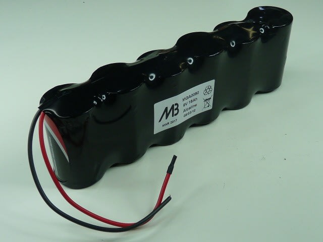 Enix - Pack(s) Batterie alcaline 6x D PRO 6S1P ST1 9V 18.6Ah Fils