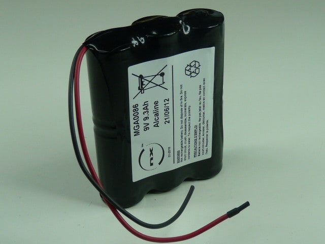 Enix - Pack(s) Batterie alcaline 6x LR14 NX 6S1P ST5 9V 9.3Ah fils