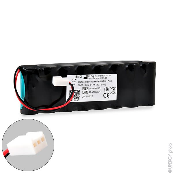 Enix - Pack(s) Batterie médicale rechargeable ARCOMED 8S1P 9.6V 2.1Ah 6471