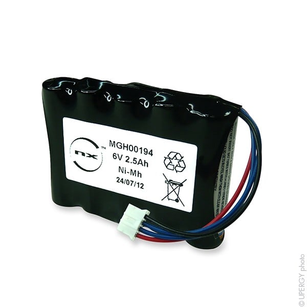 Enix - Pack(s) Batterie médicale rechargeable SAP AGILIA de Fresen 6V 2.5Ah JST