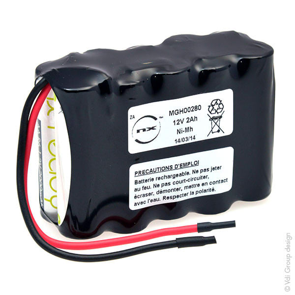 Enix - Unite(s) Batterie Nimh 10x AA NX 10S1P ST2 12V 2Ah Fils