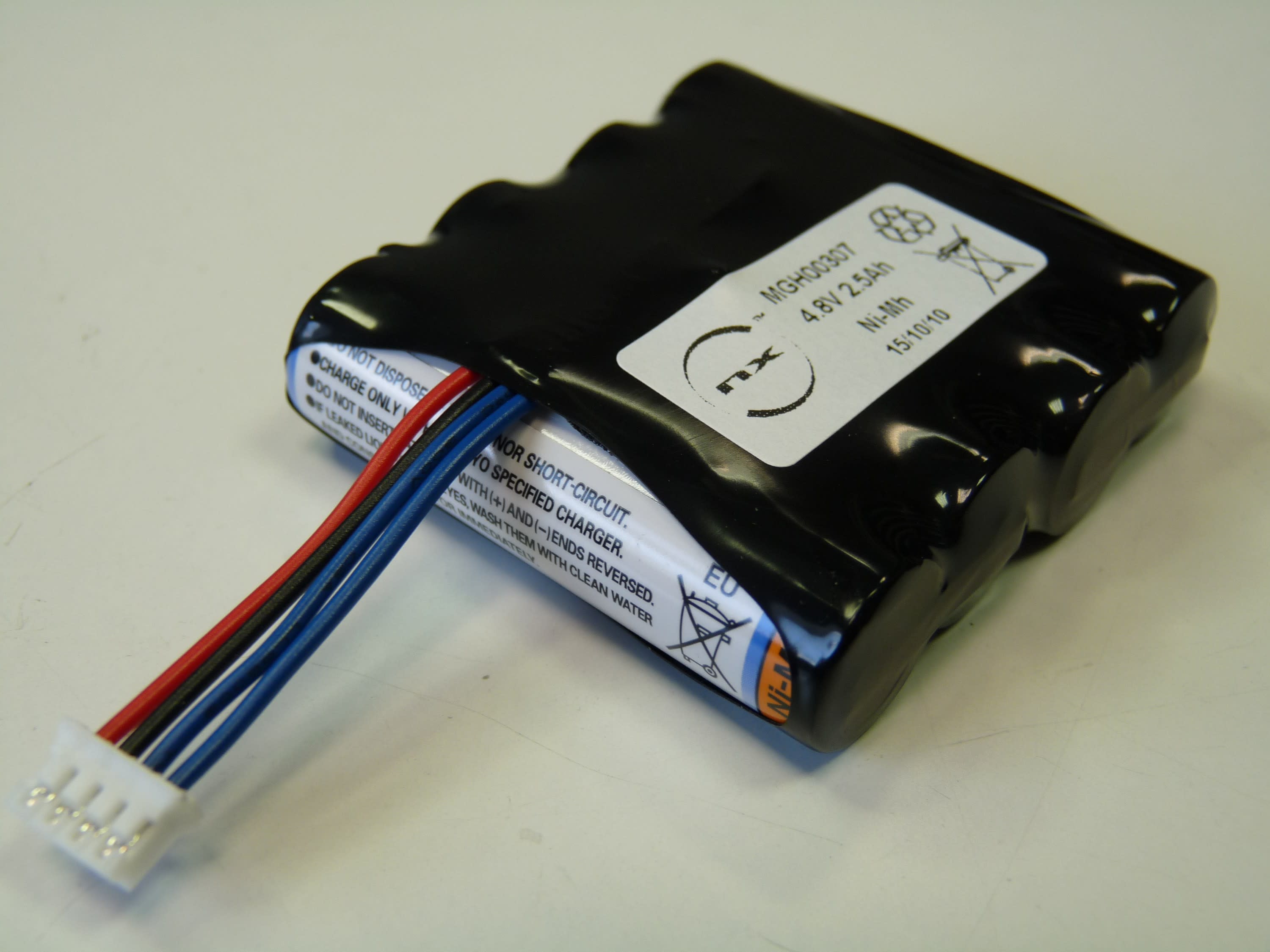 Enix - Pack(s) Batterie Nimh 4x AA 4S1P ST1 4.8V 2500mAh JST