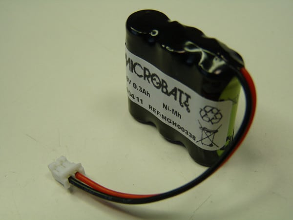 Enix - Pack(s) Batterie Nimh 3x 2-3AAA 3S1P ST1 3.6V 300mAh JST